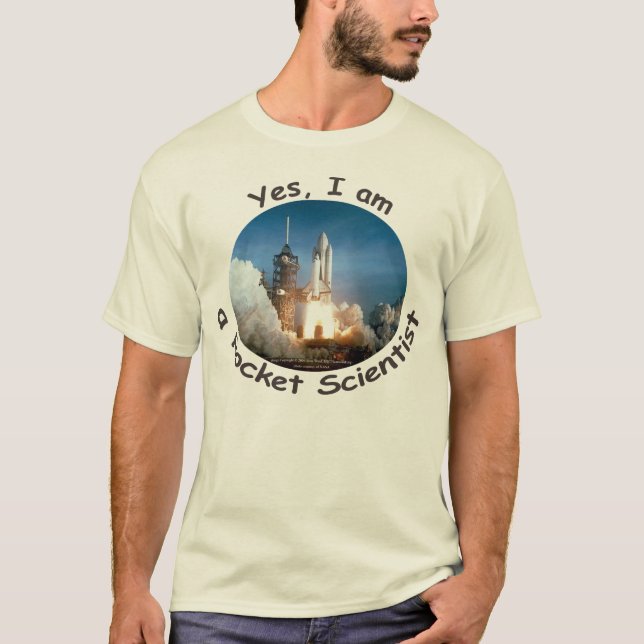 Sí, soy una camiseta del científico de Rocket (Anverso)
