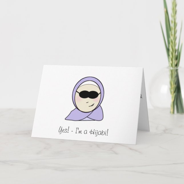 Sí, soy una tarjeta de felicitación de saludo de H (Anverso)
