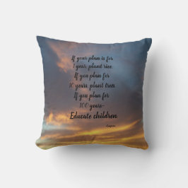 SI SU PLAN CONFUCIUS COJÍN DECORATIVO