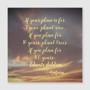 SI SU PLAN CONFUCIUS TARJETA MAGNÉTICA