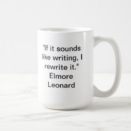 Si suena como la taza de la escritura