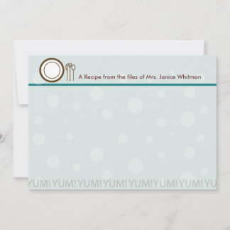 ¡Sí! Tarjeta de receta