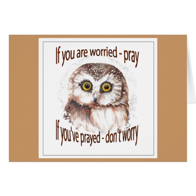 Si te preocupas, no te preocupes si has rezado (Anverso (Horizontal))