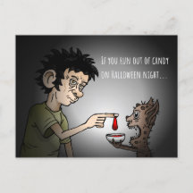 Si te quedas sin la tarjeta de halloween de carame