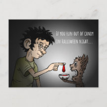 Si te quedas sin la tarjeta de halloween de carame