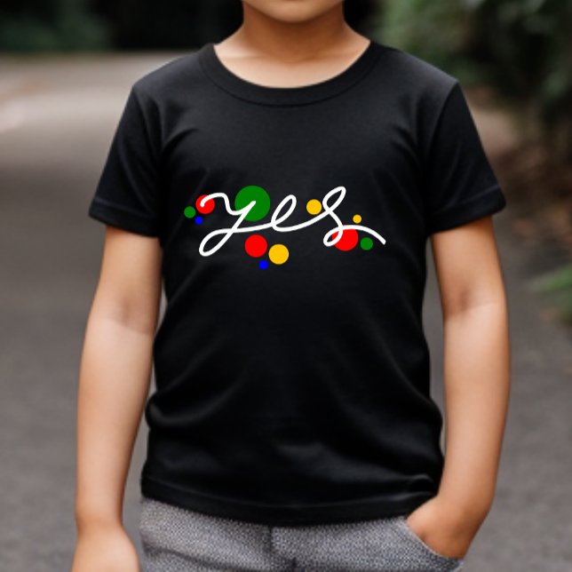 Sí - Tee colorido de la camiseta del bebé | DP7Art (Subido por el creador)