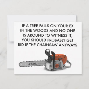 Si Un Árbol Cae En Su Tarjeta De Nota Ex