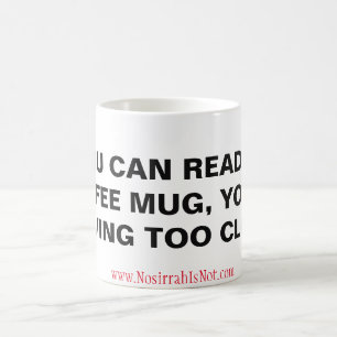 Si usted puede leer esta taza de café