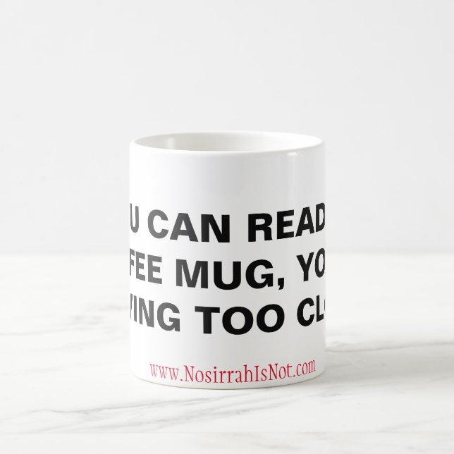 Si usted puede leer esta taza de café (Centro)