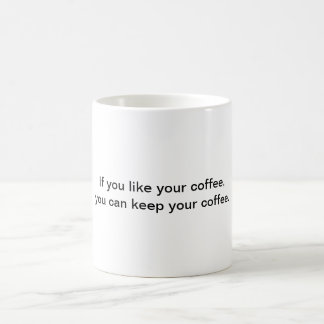 Si usted tiene gusto de su taza de café