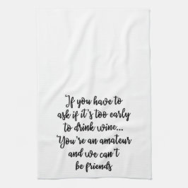 Si usted tiene que pedir la toalla