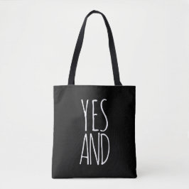 Sí y | Bolsa de Tote | Negro