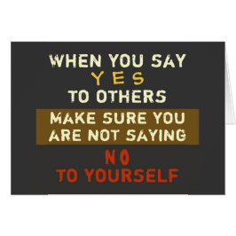 Sí y no ~ Truismo de tarjetas / filosofía