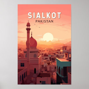 Sialkot Pakistán Viaje Arte Vintage