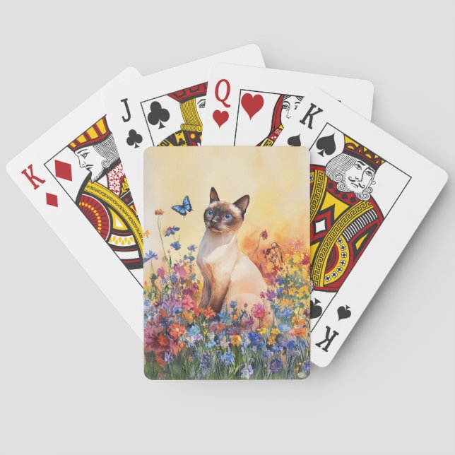 Siamese 2 - Cartas para jugar en bicicleta (Reverso)