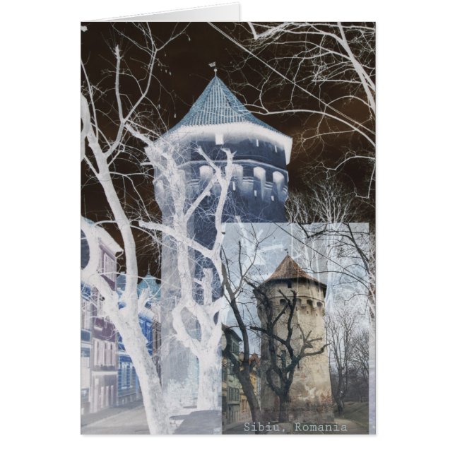 Sibiu, torre de defensa (Frente)