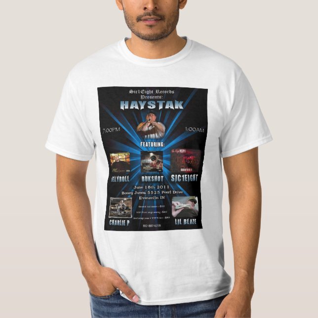 Sic1Eight, camisa de Haystak (Anverso)