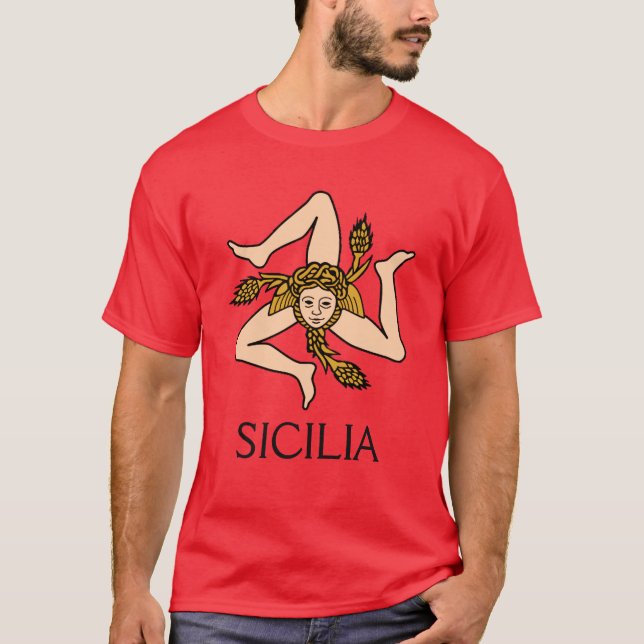 Sicilia - camisa siciliana de Triskelion (Anverso)