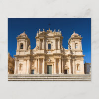 Sicilia - Catedral de la postal de Noto
