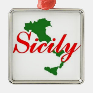 SICILIA - EL ORNAMENTO ITALIANO PARA TU ÁRBOL