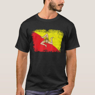 Sicilia Sicilia Bandera Siciliana Camiseta