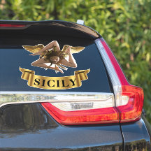 Sicilia Sicilia Trinacria Símbolo Pegatina