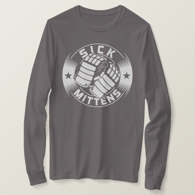 Sick Mittens Hockey Camiseta (Anverso del diseño)