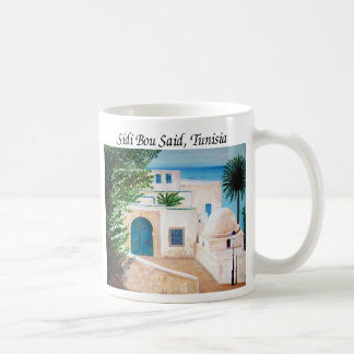 "Sidi Bou dijo, taza de café de Túnez"