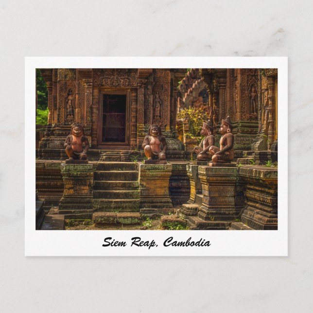 Siem Reap, tarjeta postal de Camboya (Anverso)