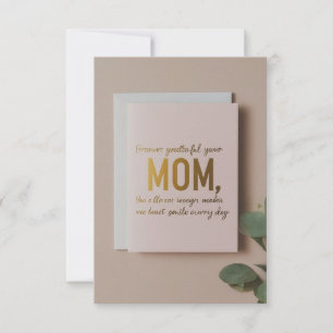 "Siempre agradecida por tu amor, mamá —feliz cumpl