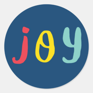 Siempre Alegría brillante multicolor   Pegatinas d