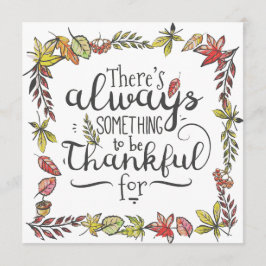 Siempre algo ser agradecido para la invitación del