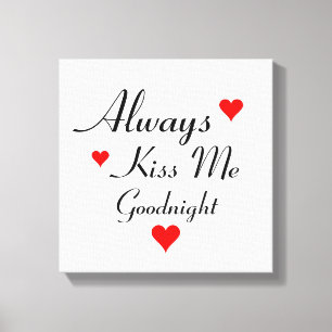 SIEMPRE BESAME ANTES DE DORMIR arte de pared de li