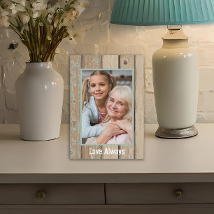 Siempre con Amor   Marco de Madera Vintage Shabby 