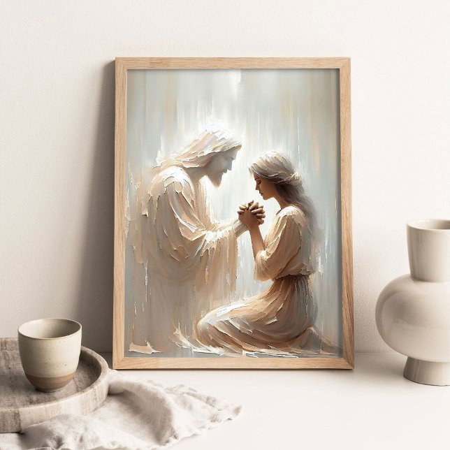 Siempre Contigo, Arte Cristiano, Jesús y Mujer (Subido por el creador)