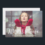 Siempre crea la tarjeta fotográfica de vacaciones<br><div class="desc">¡Envíen vítores de vacaciones con una tarjeta de foto personalizado!</div>