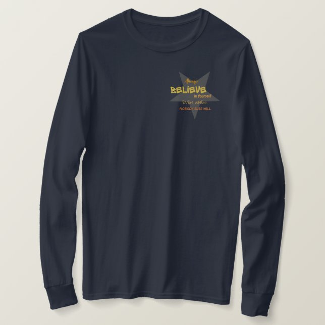 Siempre Créate En Ti | Camisa inspiradora (Anverso del diseño)