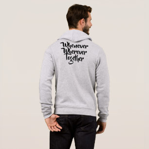 Siempre, dondequiera que sea, juntando camisetas
