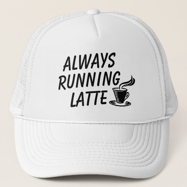 Siempre Ejecutando Sombrero De Camión Latte (Anverso)