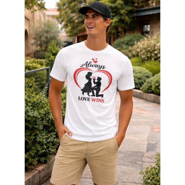 Siempre el Amor Gana Camiseta Unisex Bella Canvas (Subido por el creador)