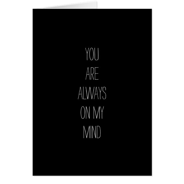 Siempre en mi mente (Frente)