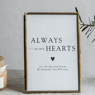Siempre en nuestros corazones Señal conmemorativa