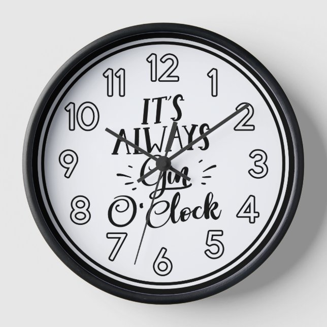 Siempre es el reloj de la pared del reloj - la bar (Anverso)
