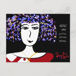 SIEMPRE ESTÁS EN MI MENTE - POSTAL