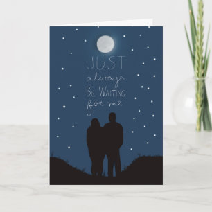 Siempre Estoy Esperando La Tarjeta De Aniversario 