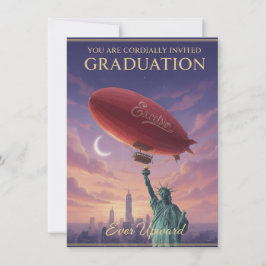 Siempre hacia arriba - Invitaciones de graduación