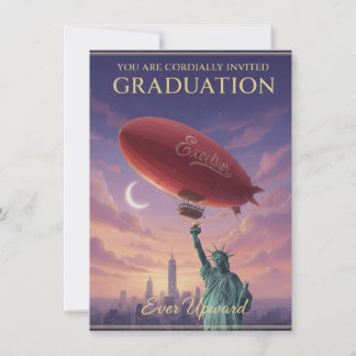 Siempre hacia arriba - Invitaciones de graduación