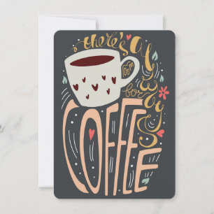 Siempre hay espacio para la tipografía del café
