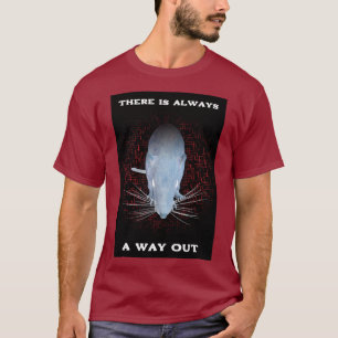 Siempre Hay Una Salida. Camiseta De Rata Y Laberin