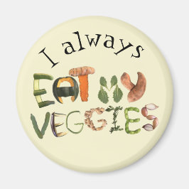 Siempre me como mi imán de verduras | Comer sano